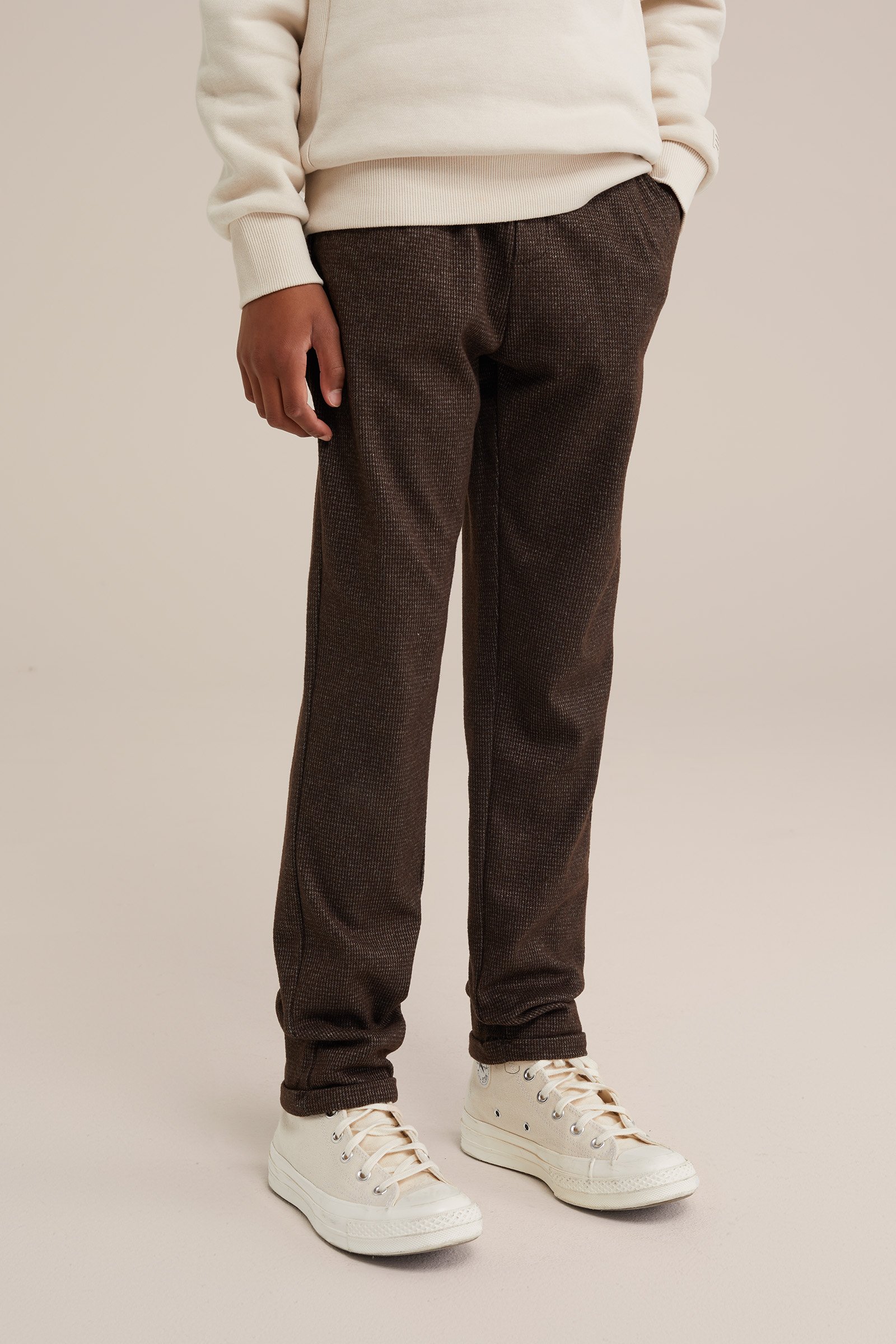 Jongens pantalon met dessin Blue Ridge Bruin
