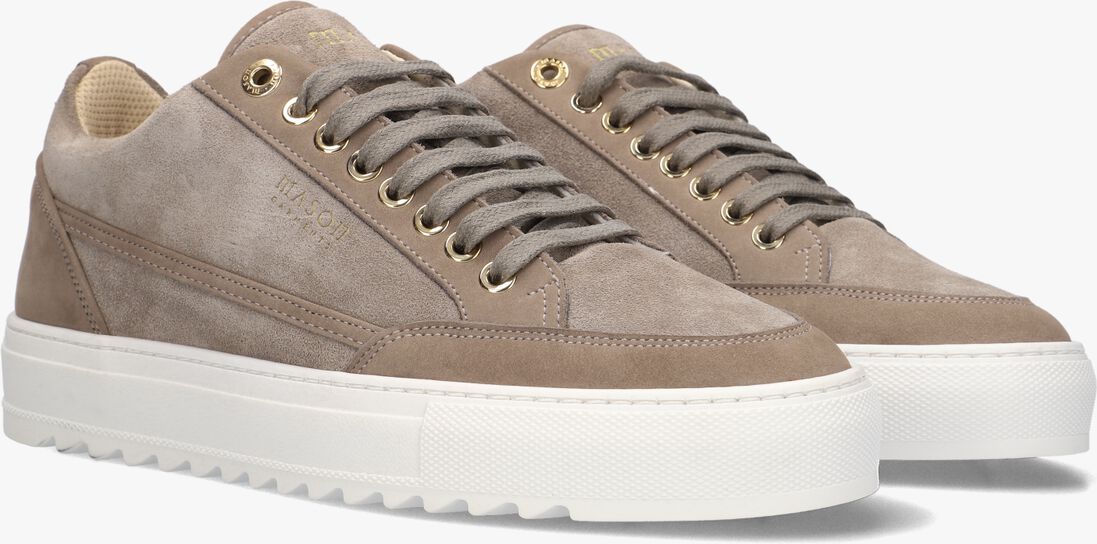 taupe mason garments lage sneakers tia miscuglio