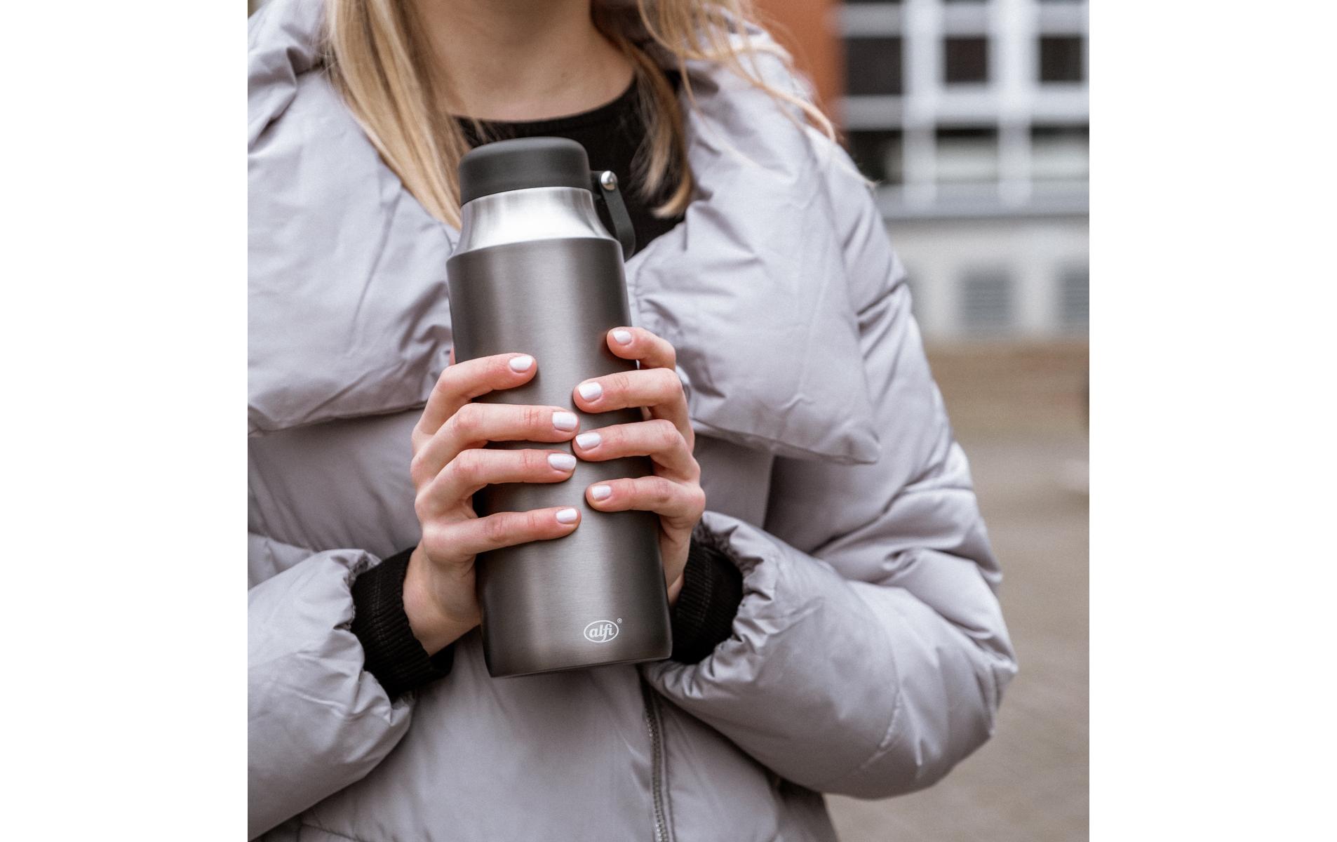 Thermosflasche Tea 900 ml, DunkelgrauIsolierflasche
