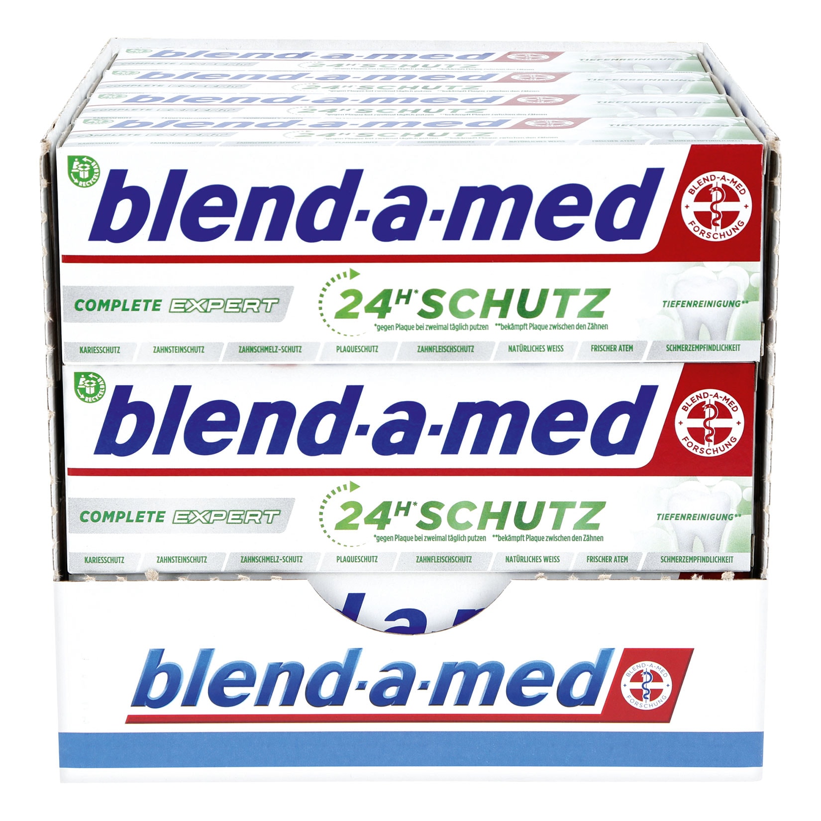 blend-a-med Complete Protect Expert Tiefenreinigung Zahncreme 75 ml, 12er Pack