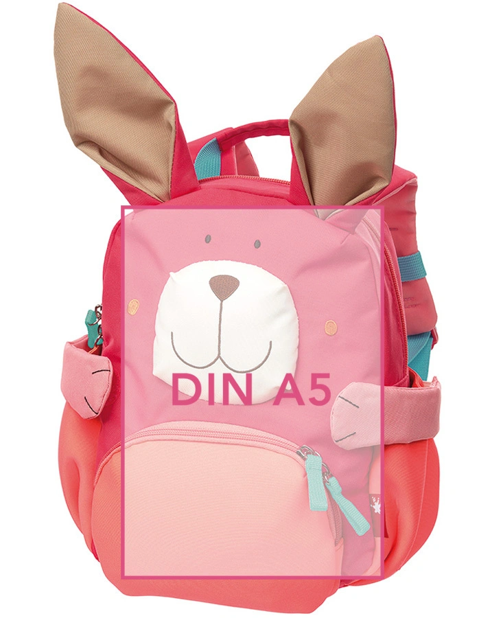 Kinderrucksack HASE (22x26x14) in pink