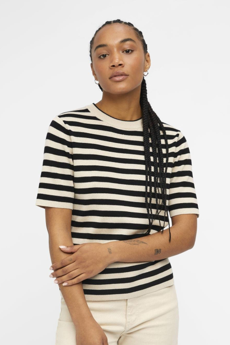 Object beige dames trui