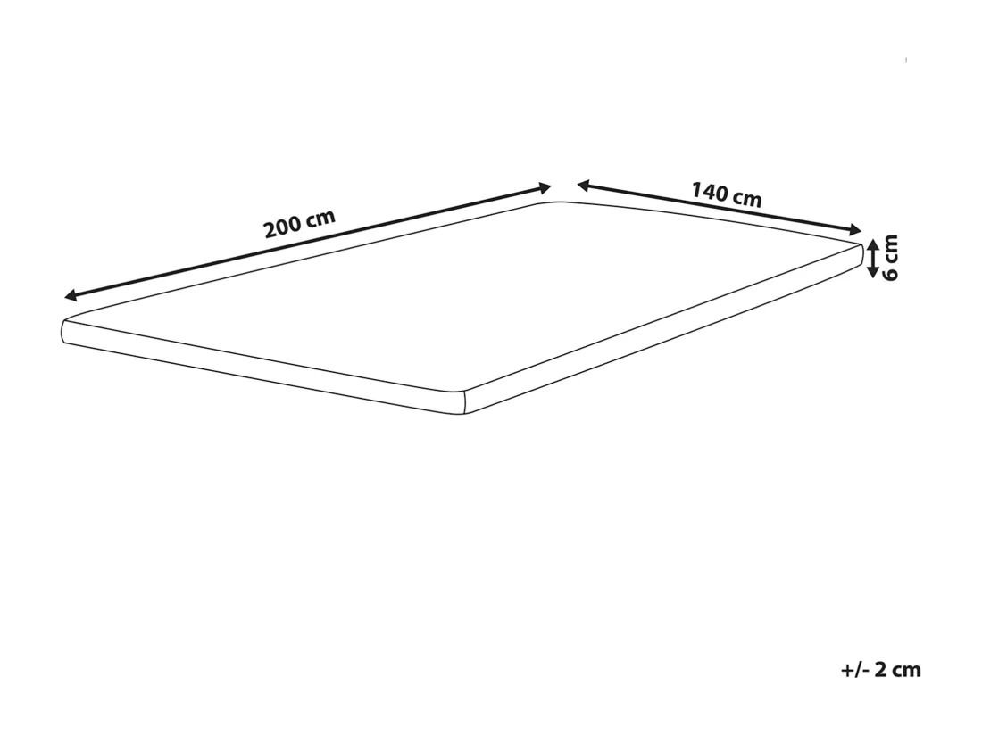 Surmatelas COMFY 140 x 200 cm