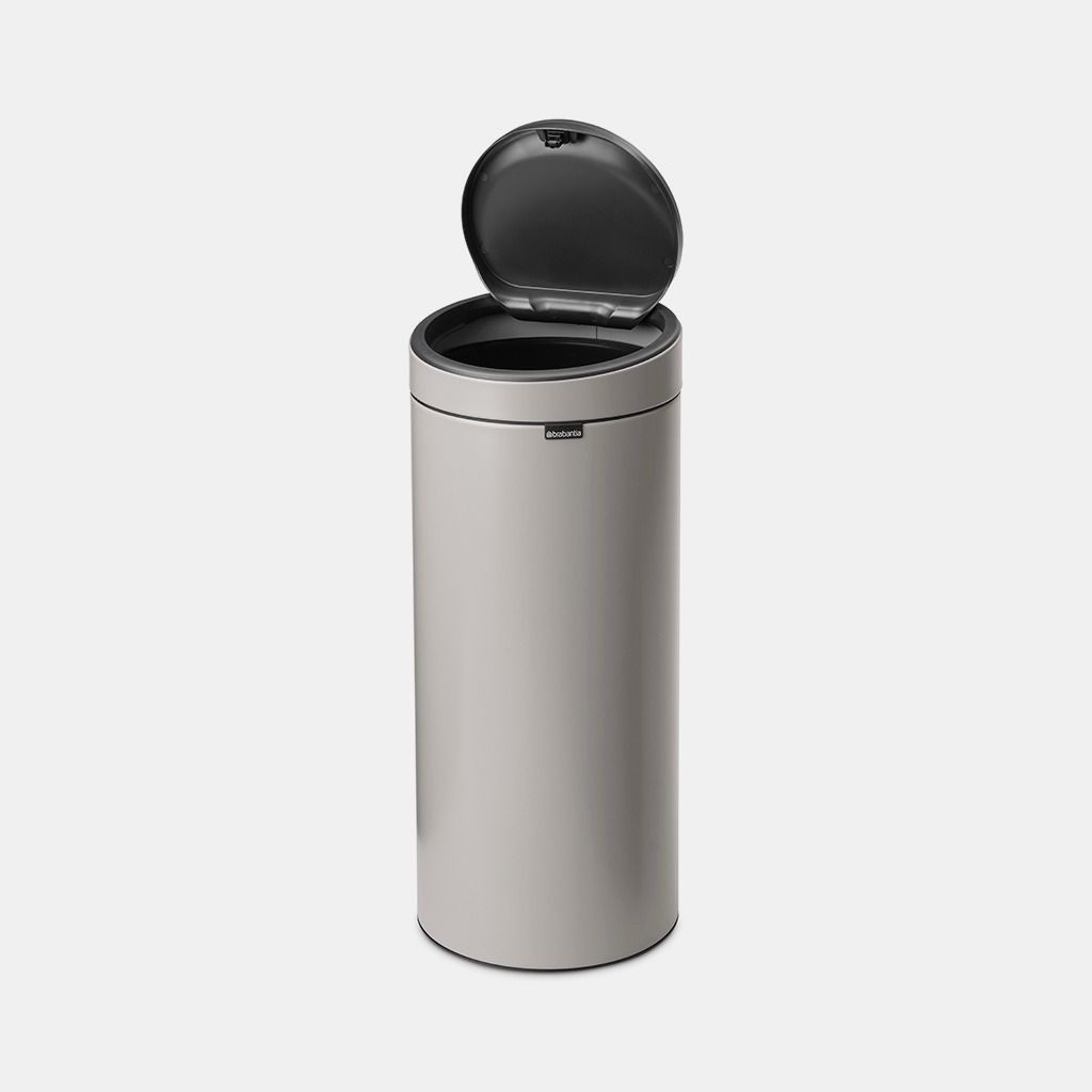 Touch Bin New afvalemmer, 30 liter, kunststof binnenemmer - Soft Grey