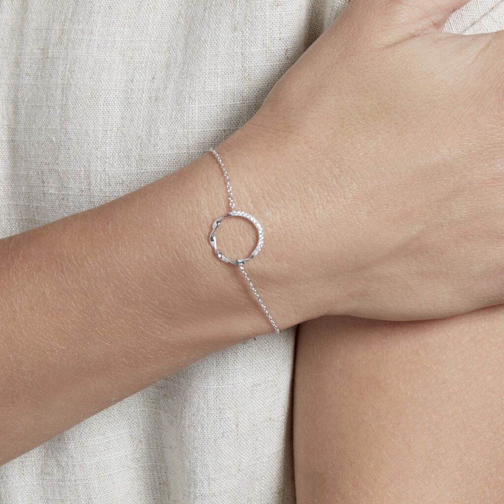 Bracelet Poldie Argent Oxyde De Zirconium