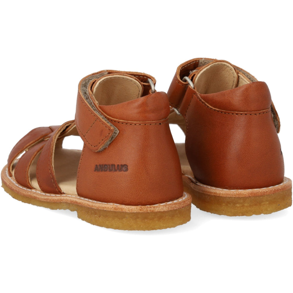 Køb Angulus Begyndersandal M. Velcro Cognac 5019-201-1545