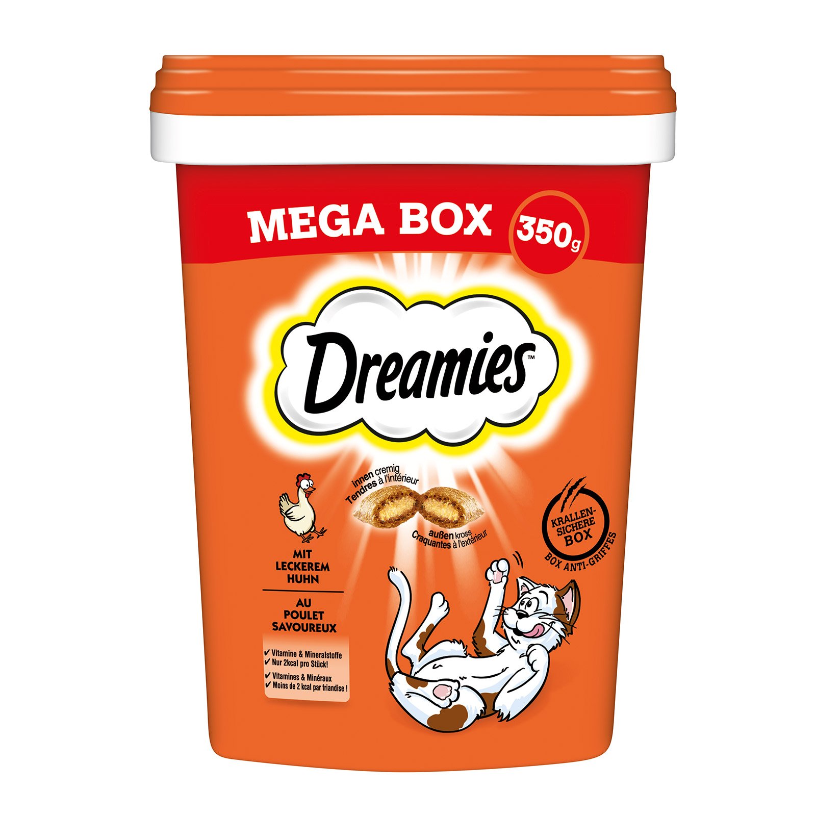 Dreamies Mega Box mit Huhn