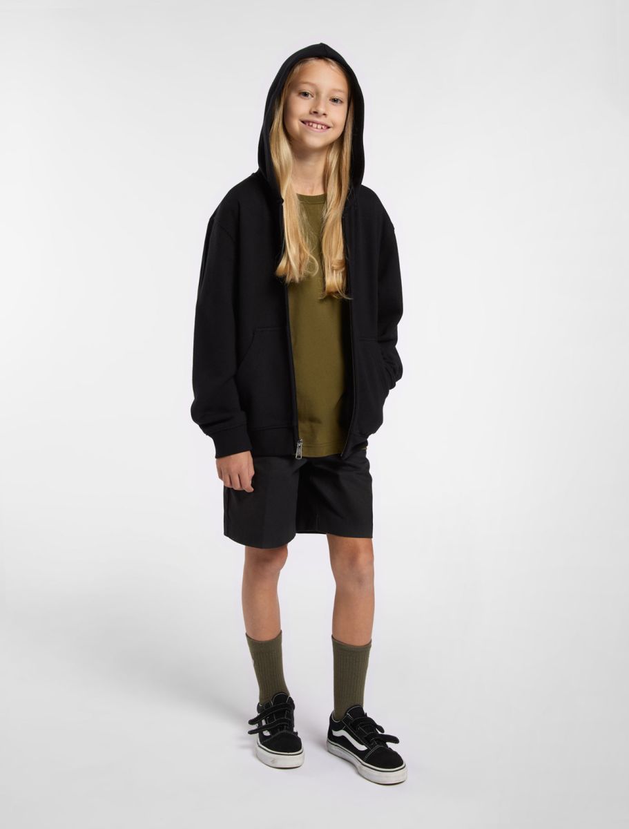 Dickies Youth Terry Full Zip Hoodie Country Blue