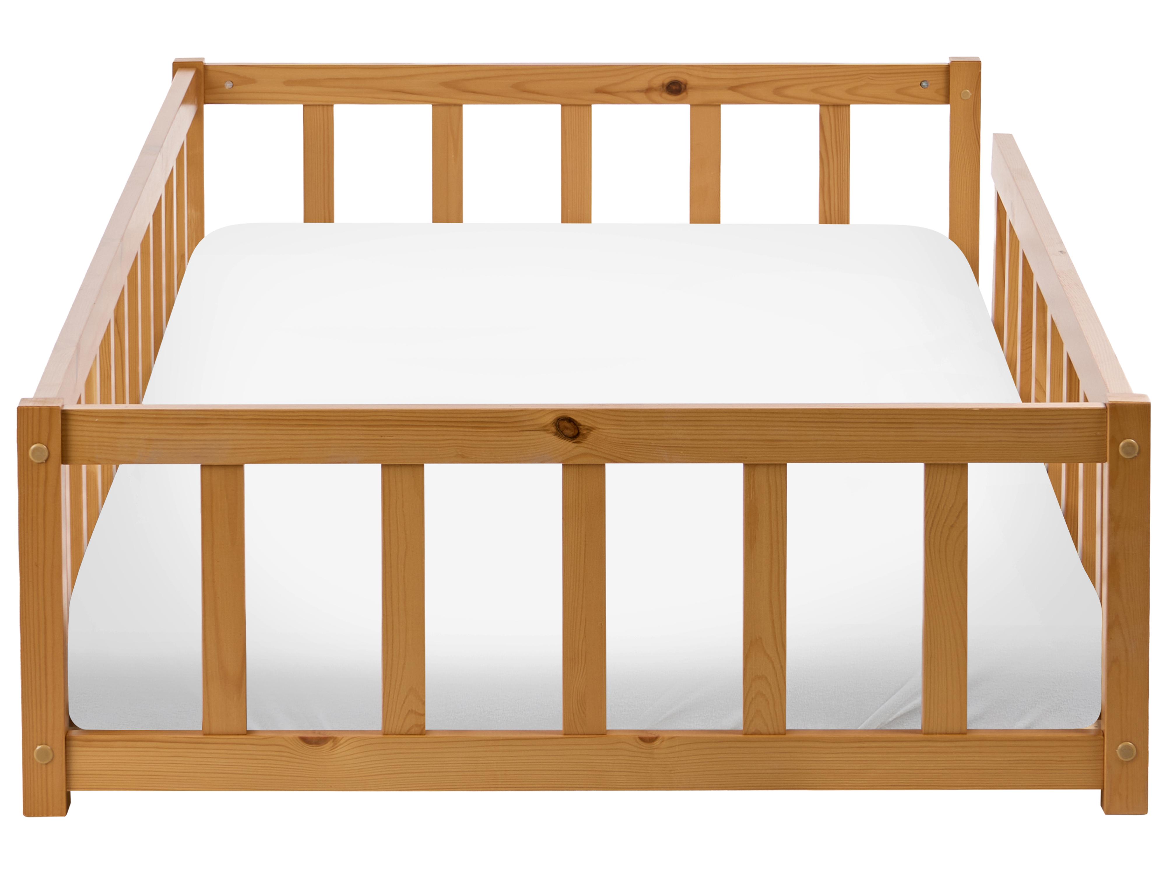 Kinderbed Dennenhout MEYMAC 90 x 200 cm Bruin