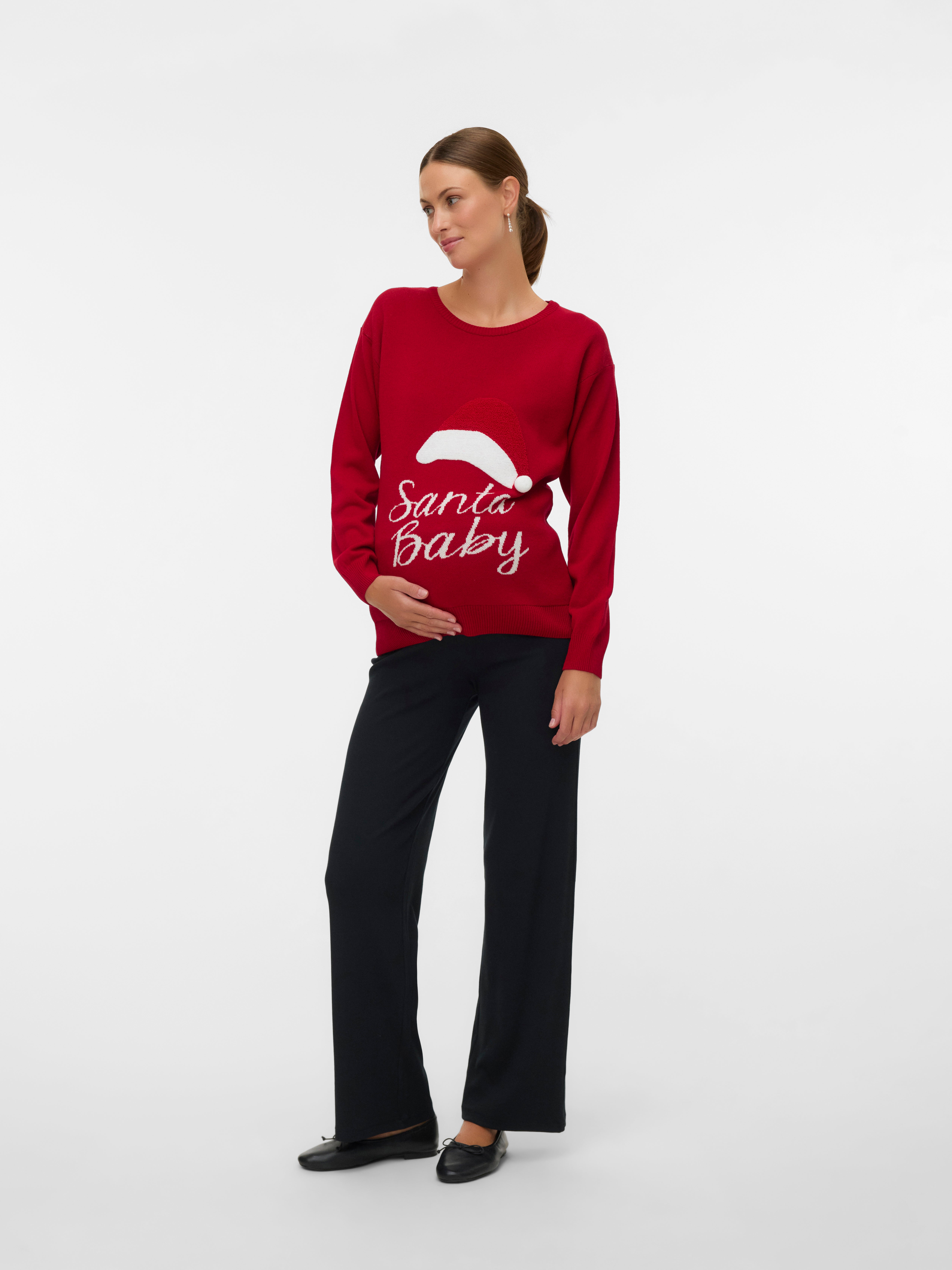 Gebreide Zwangerschaps-pullover