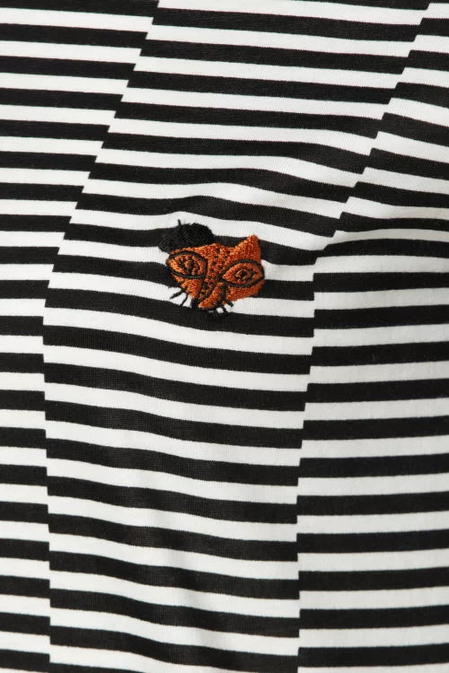 Mademoiselle YéYé Daily Solution t-shirt in zwart en wit