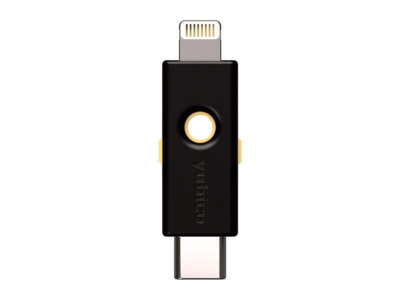 Yubico YubiKey 5Ci FIPS FW 5.7 Lightning/USB-C, 1 Stück FIPS 140-2-Validierung gewährleistet hohe Sicherheit und Konformität