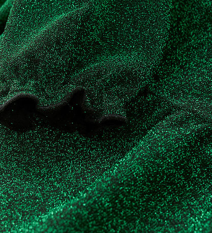 Creamie Kjole - Glitter - Pine Green