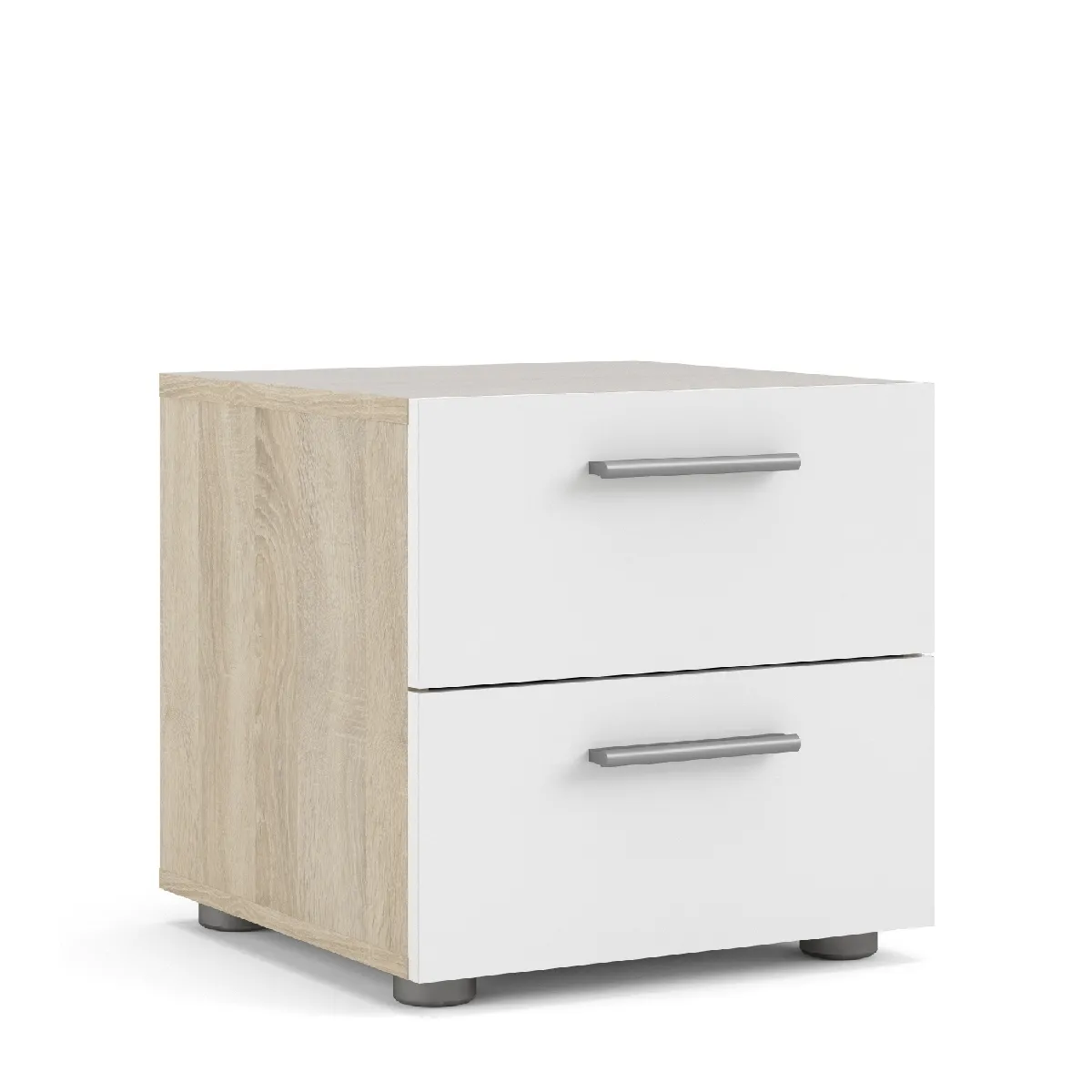 ALTER - Table de Chevet Chêne Blanc