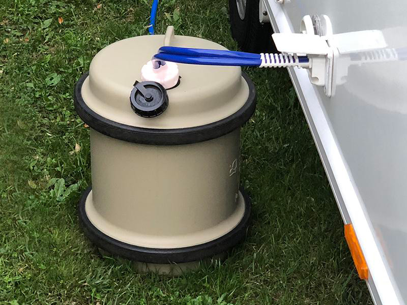 Aquaroll 40L mobiele schoonwatertank - beige