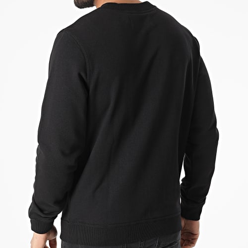 Sweat Crewneck Contrast Instit Stripe 0623 Noir