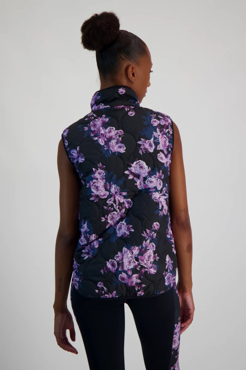 Skechers GO SHIELD Winter Bloom Reversible Damen Gilet
