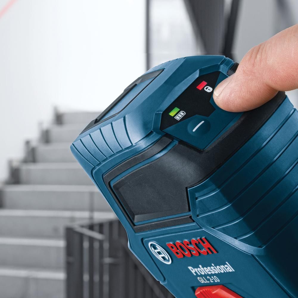 Bosch Professional GLL 2-10 Kruislijnlaser Rood - 0601063L00