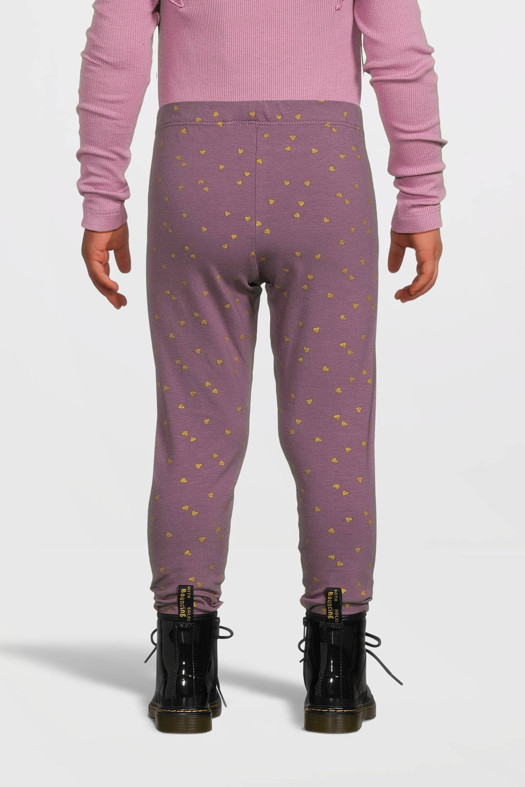 NAME IT legging NMFVIVIAN met all over print oudroze/goud