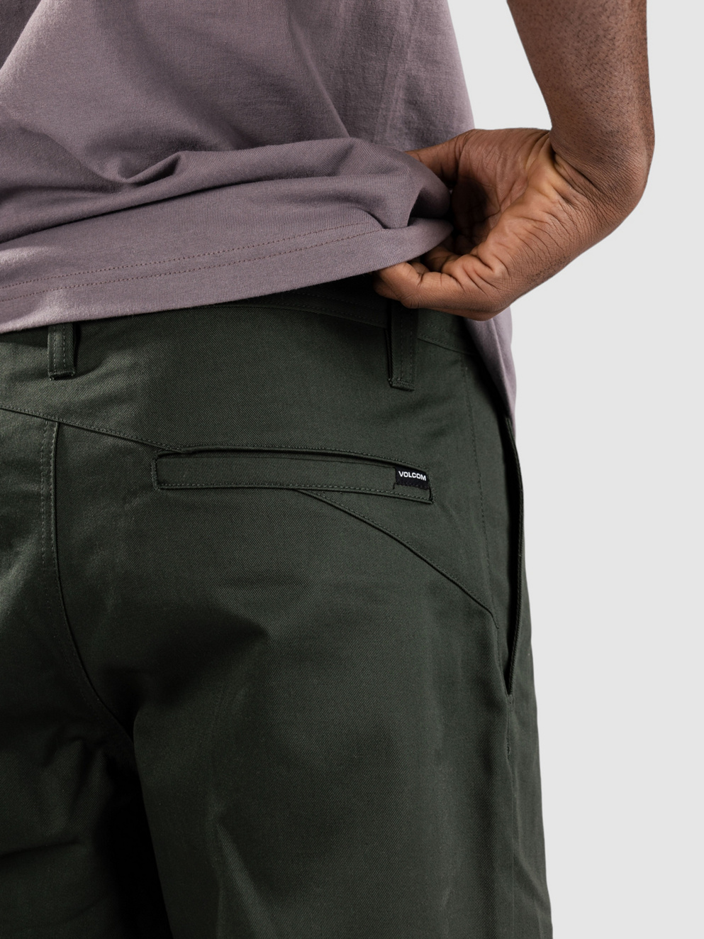 Volcom Frickin Skate Chino Pants dark forest