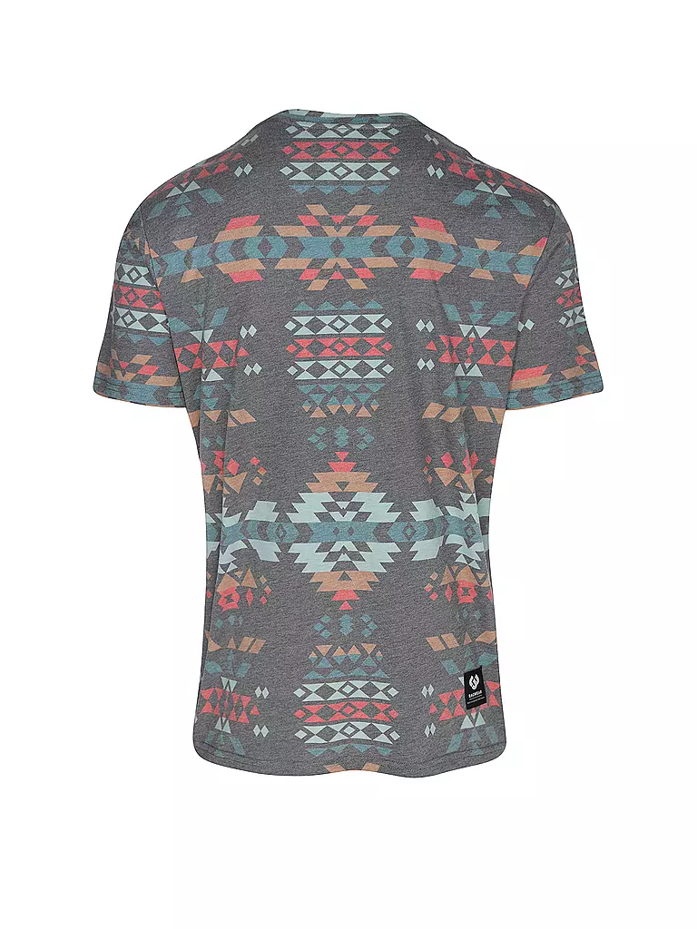 RAGWEAR T-Shirt SWANNIS AZTECO grau
