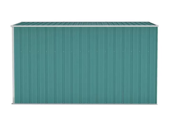 Abri de jardin mural Vert 118x288x178 Acier galvanisé