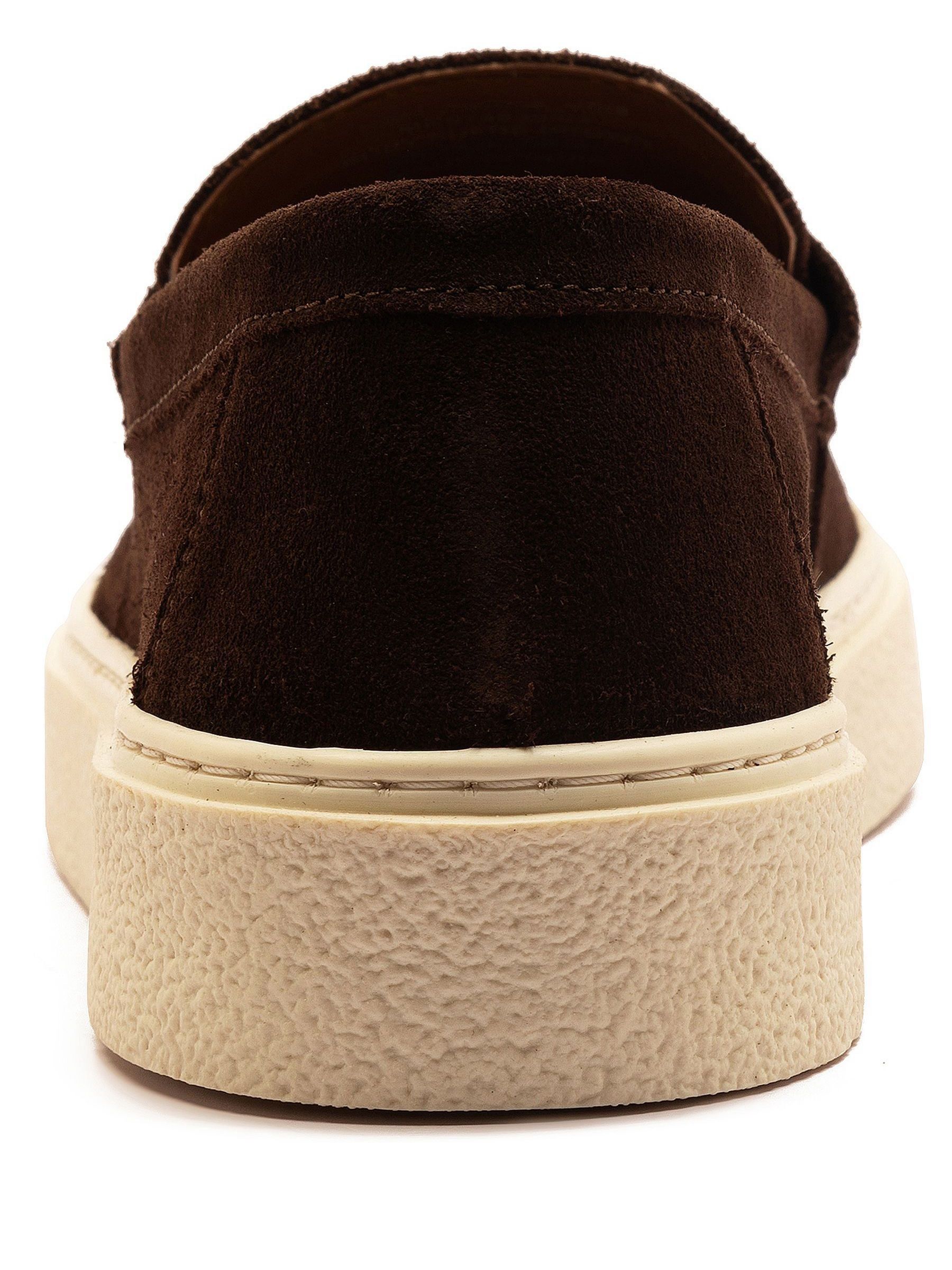 Bruin - Off The Hook Rory Suede Tassel Loafers with Flat Sole