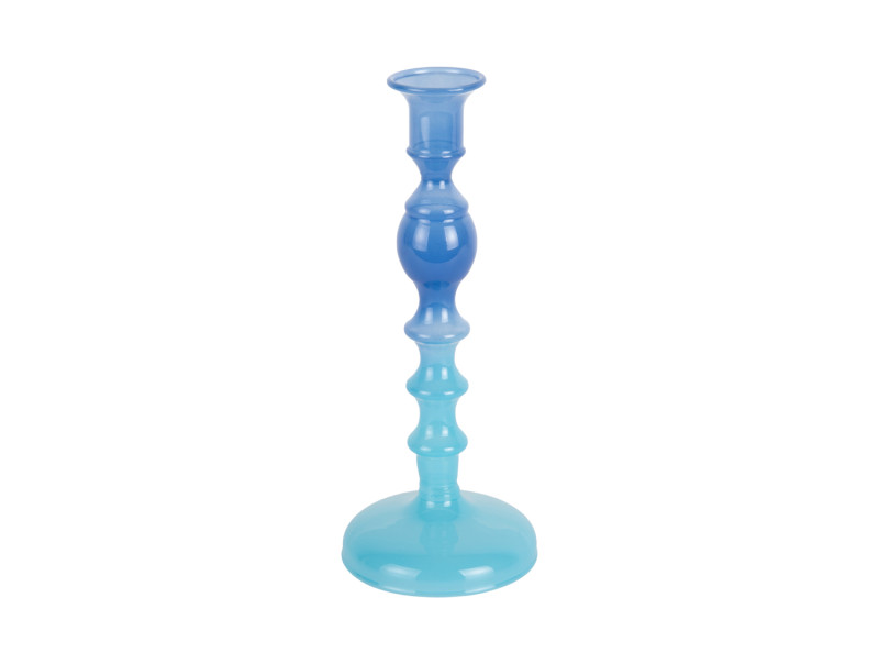 Candle Holder Grato Mecer Medium PT4344BL Cobalt Blue & Soft Blue