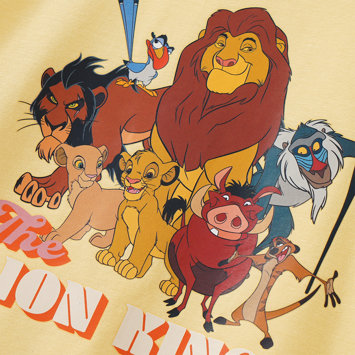 Topolino Disney Classics T-Shirt mit großem Motiv hellgelb