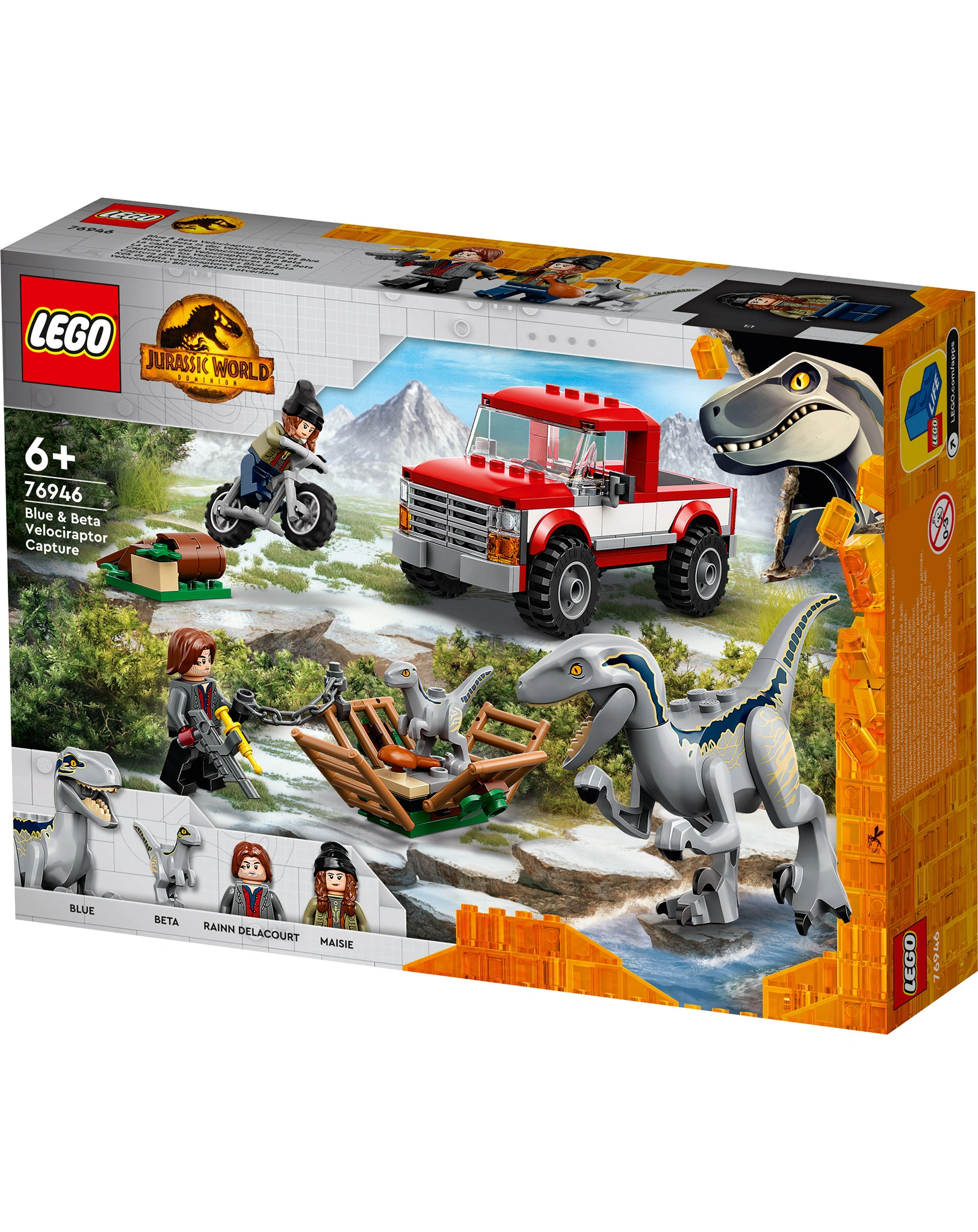 LEGO® Jurassic World™ 76946 Blue & Beta in der Velociraptor-Falle