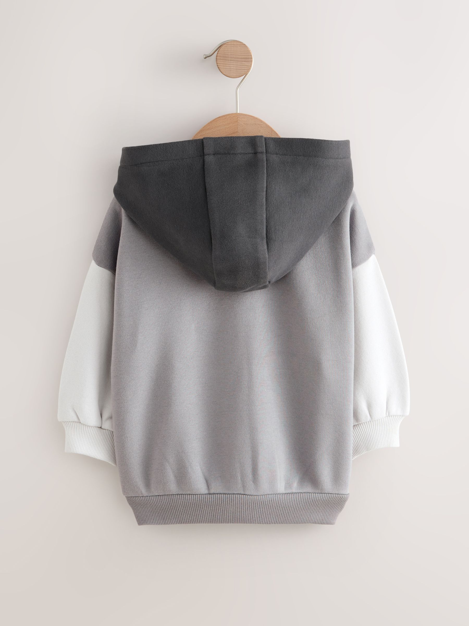 Grijs - Hoodie met ritssluiting (3 mnd-7 jr)