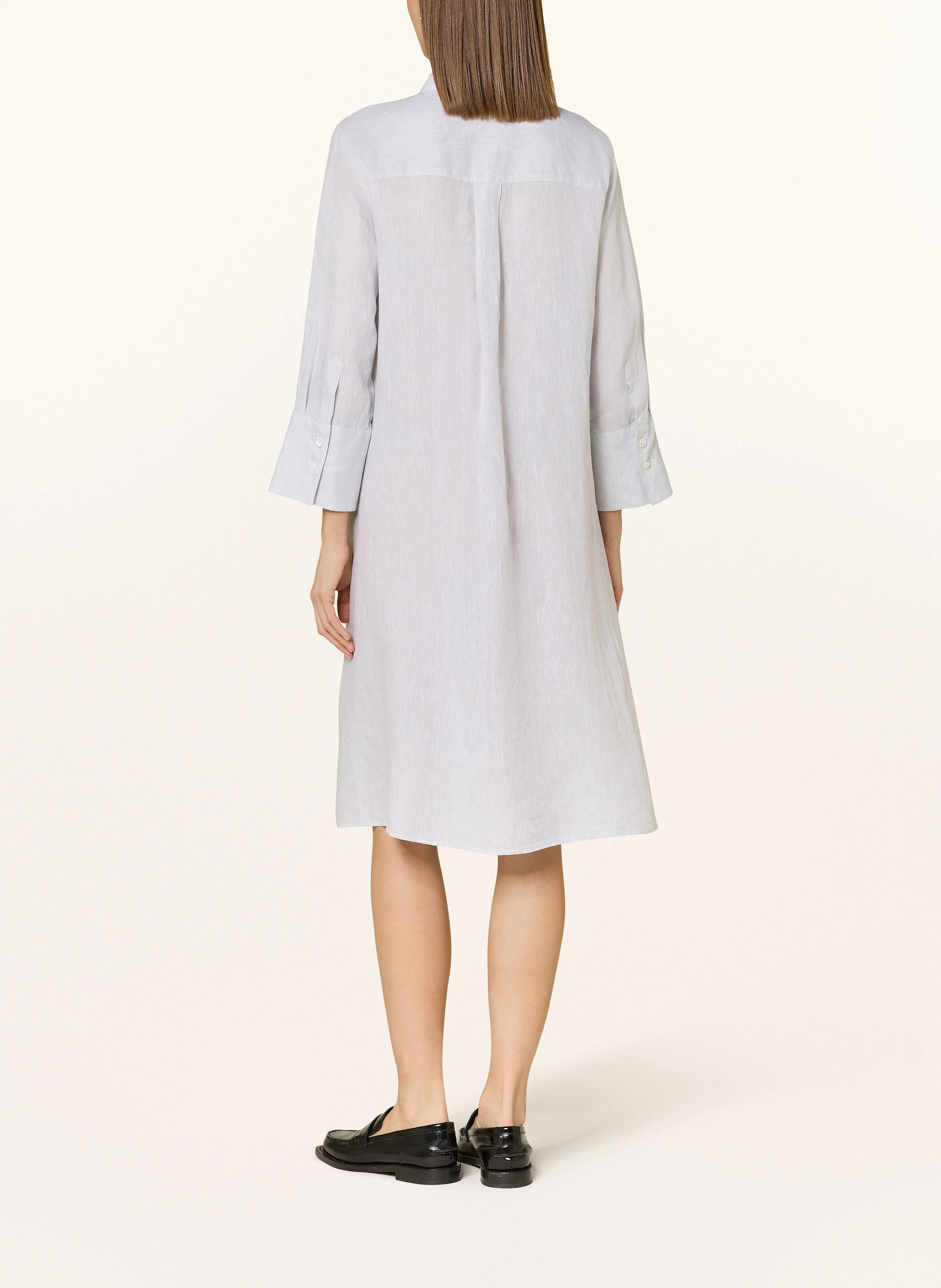 ROBERT FRIEDMAN Hemdblusenkleid aus Leinen