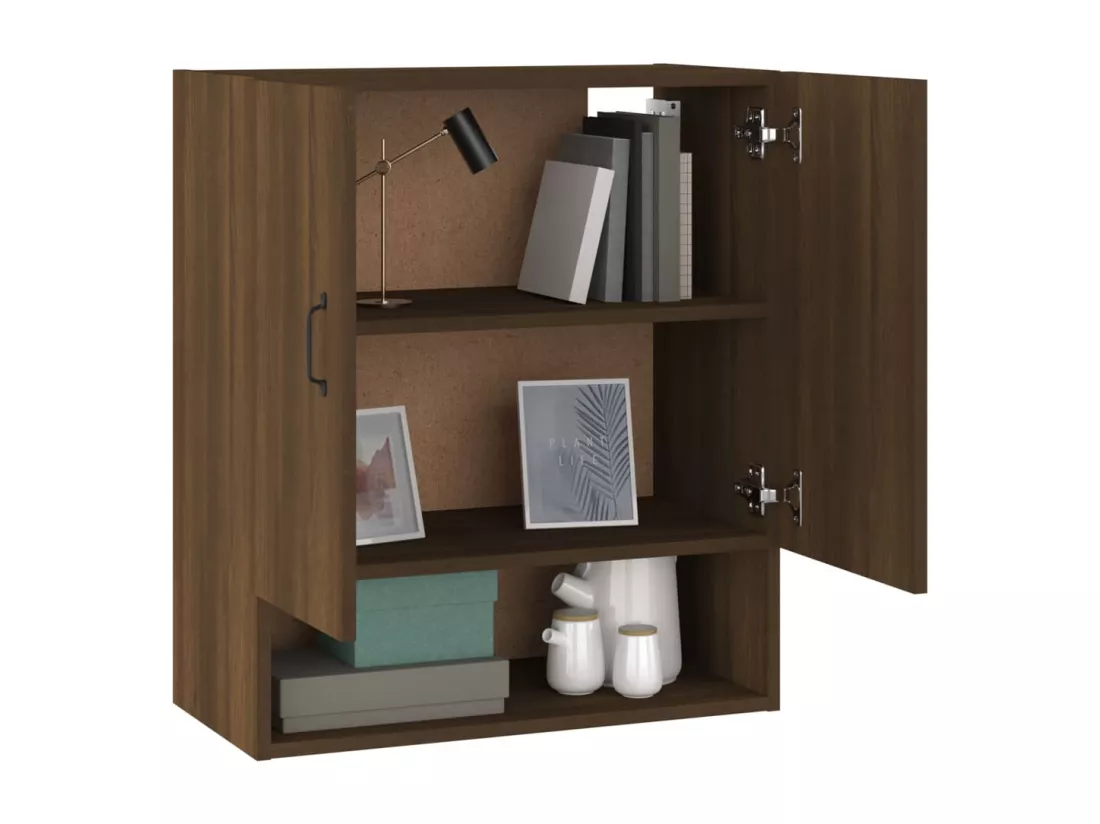Armoire murale Chêne marron 60x31x70 cm Bois d'ingénierie