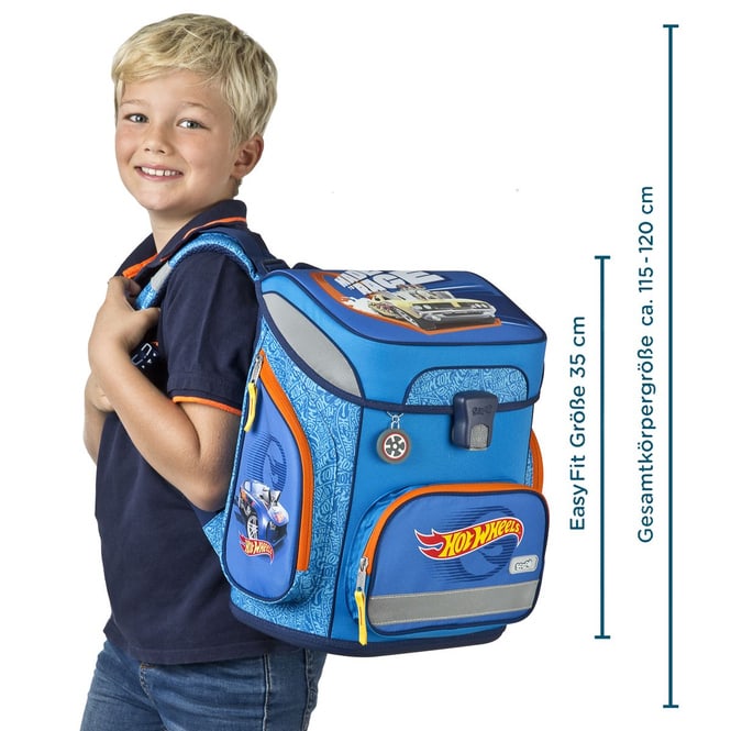 Hot Wheels - Scooli - Schulranzen Set - EasyFit - 5-teilig
