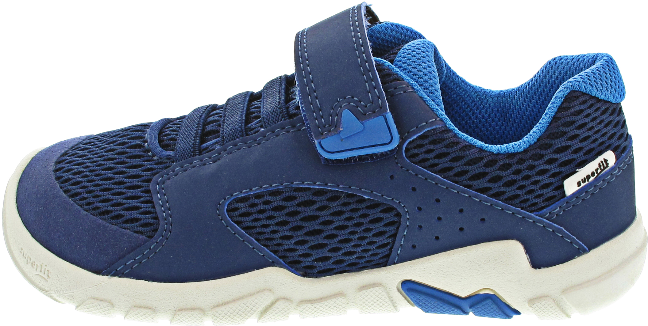 Superfit TRACE Kletthalbschuh blau