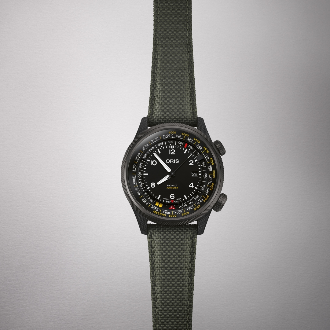 Oris Big Crown ProPilot Altimeter mit Meter-Skala