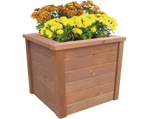 Houten bloempot 65 x 65 x 50 cm