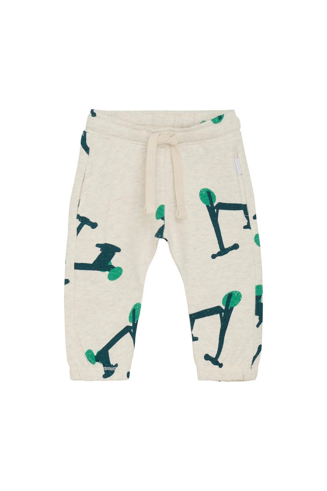 Noppies Baby Broek Sudbury - Vehicle Pattern Green