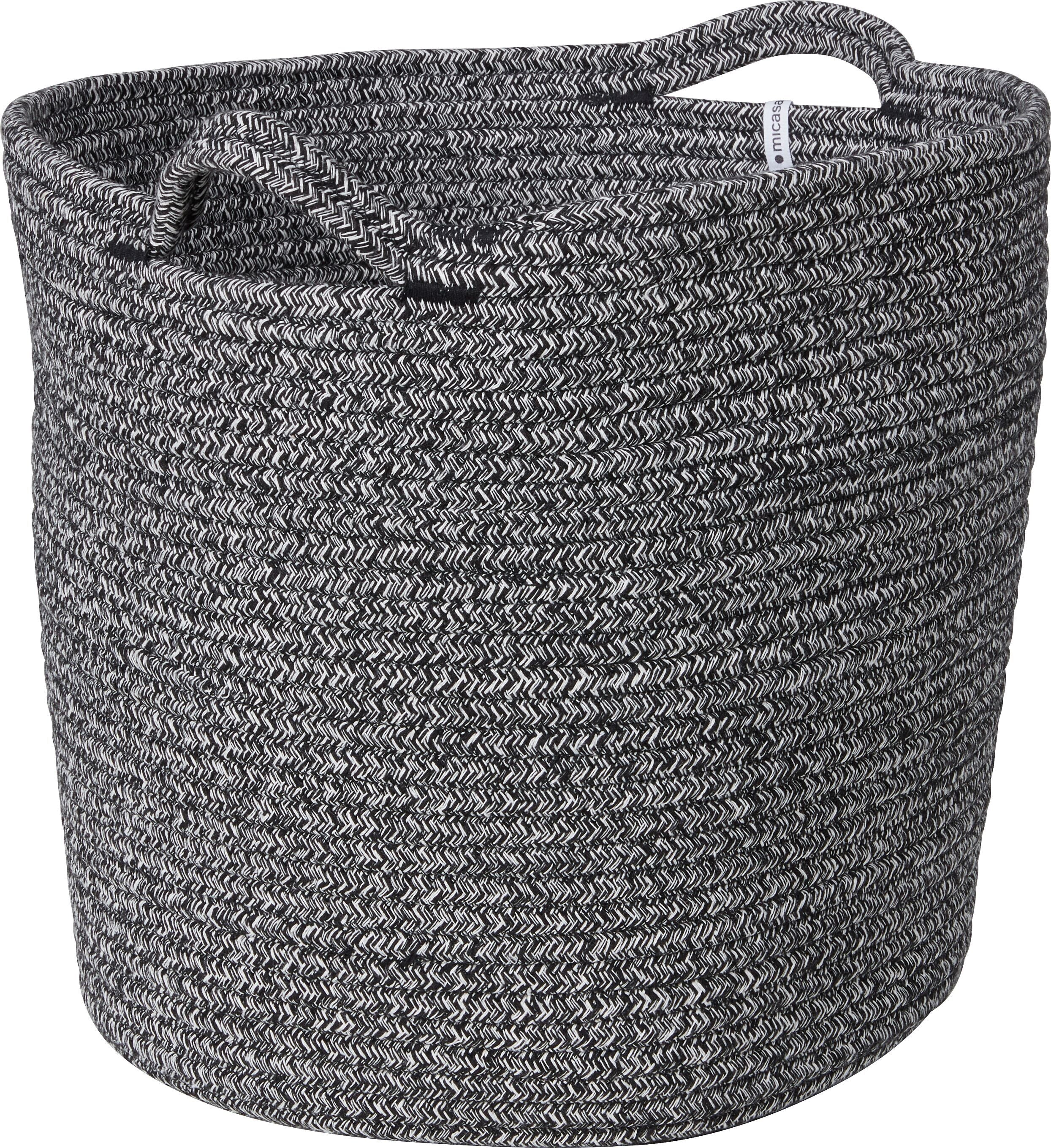 CLEA Korb - Schwarz / B: 40.0 cm x T: 40.0 cm x H: 31.0 cm