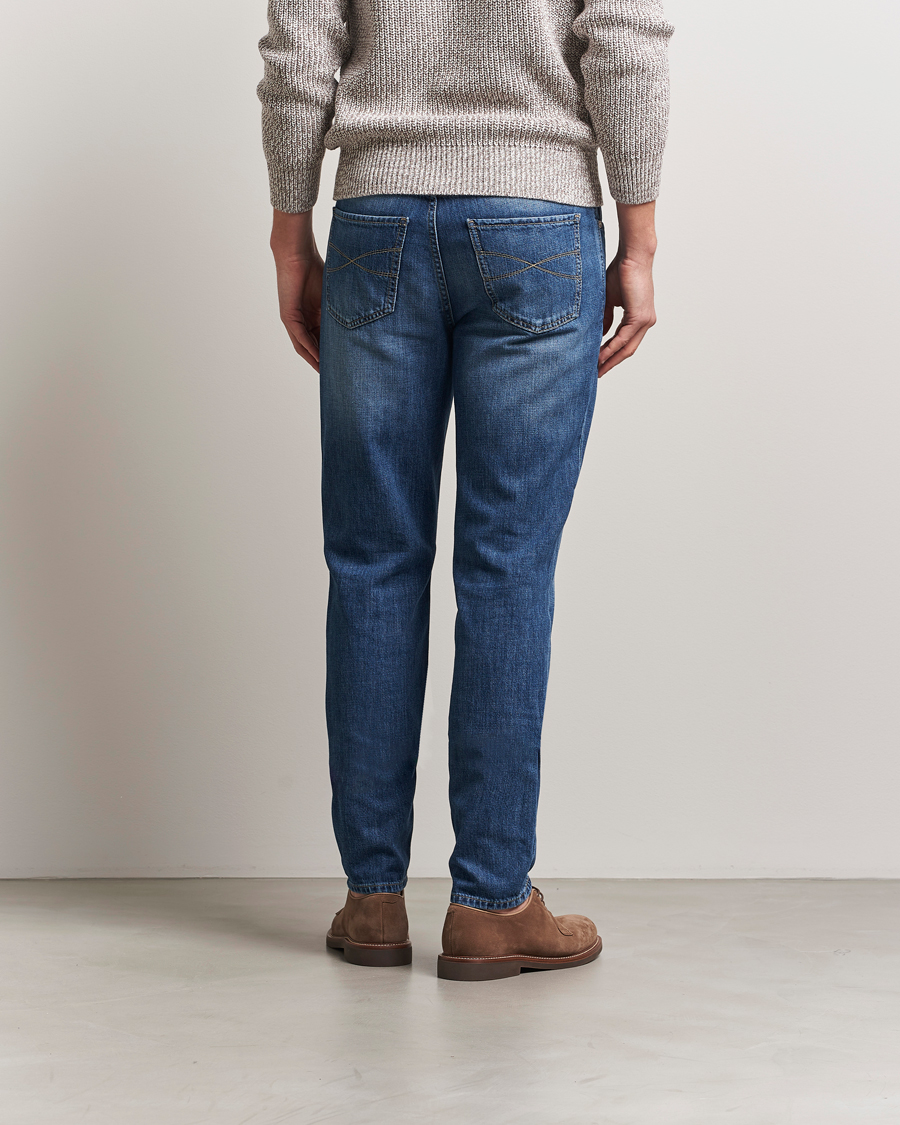 Brunello Cucinelli Traditional Fit Jeans Medium Wash