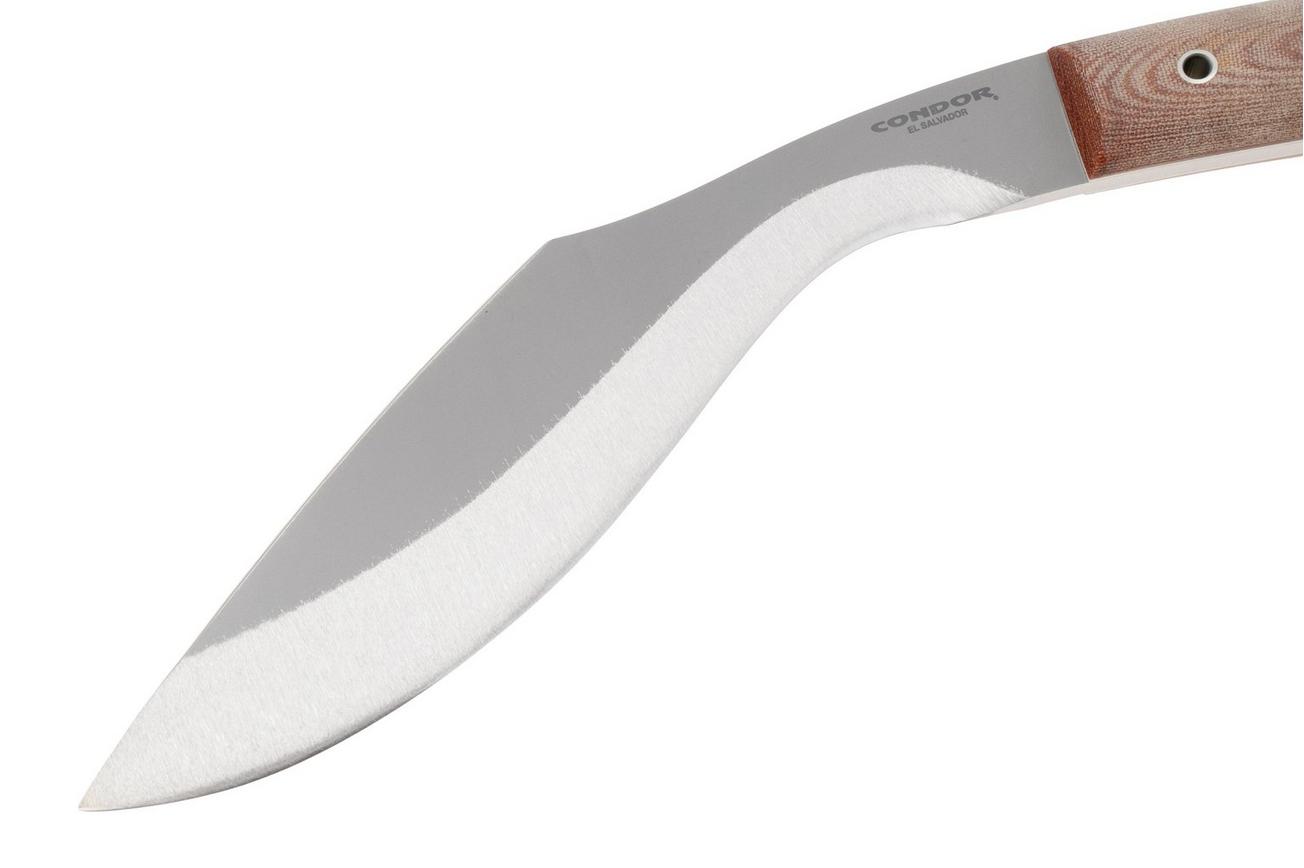 Condor K-TACT Kukri Knife CTK1811-10, Satin Convexed 1075, Micarta, kapmes