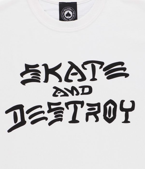 Thrasher Skate & Destroy T-Shirt (white)
