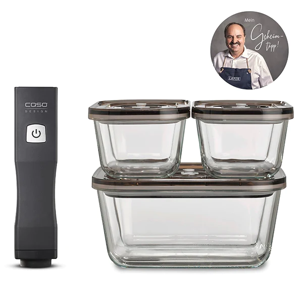 Pompe de mise sous vide électrique Vacu One Touch Eco-Set avec accesso