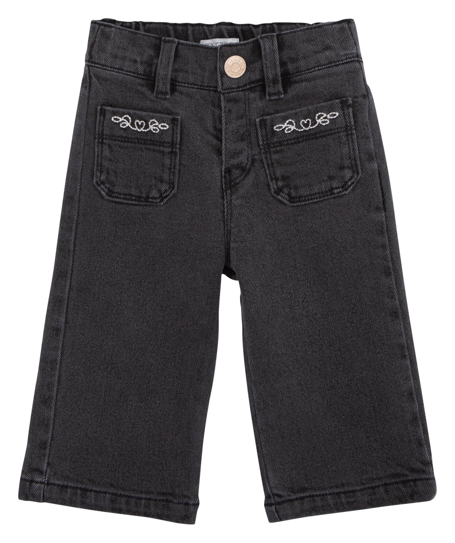 Jean large en coton mélangé | Gris