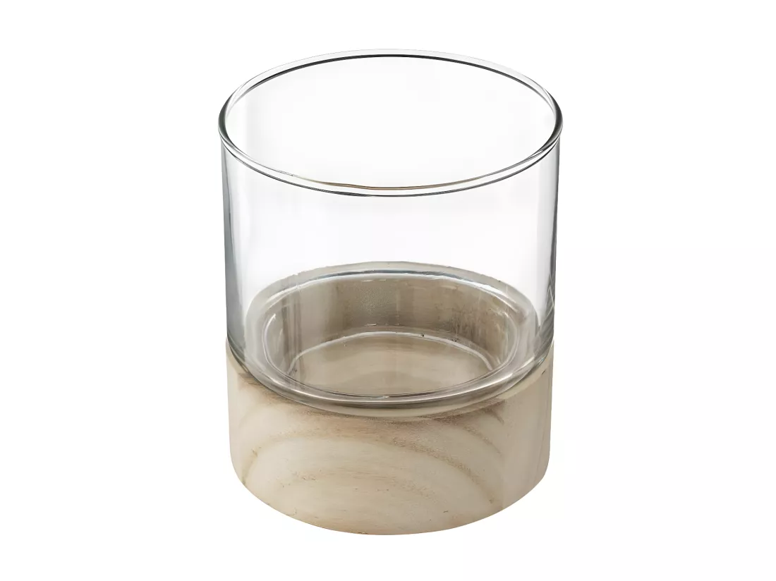 Lot de 3 Photophores en Verre 