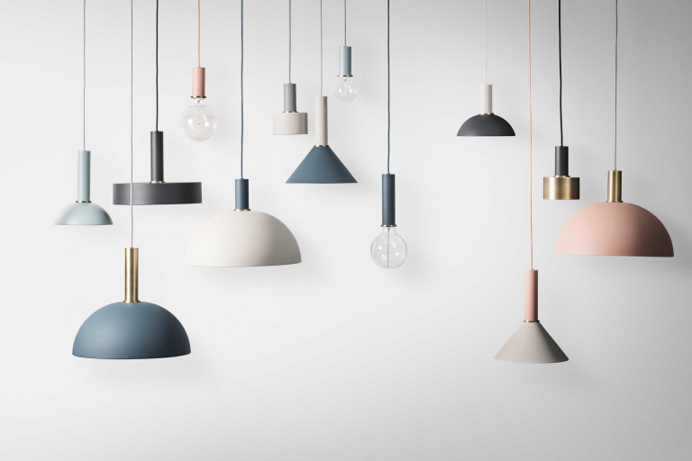 Ferm Living Socket hanglamp high zwart