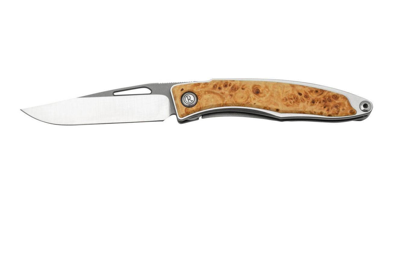 Chris Reeve Mnandi Box Elder Burl Inlay MNA-1008 herenmes