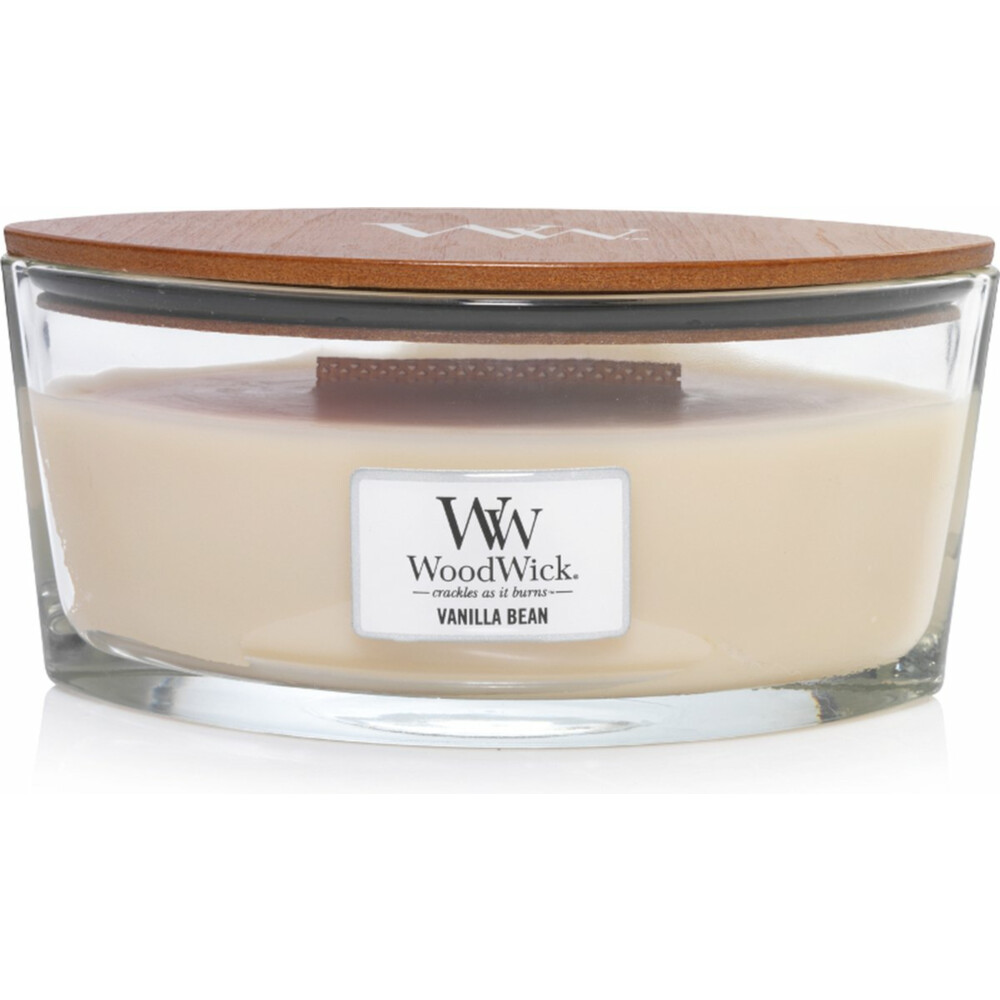 WoodWick Geurkaars Ellipse Vanilla Bean454 gr