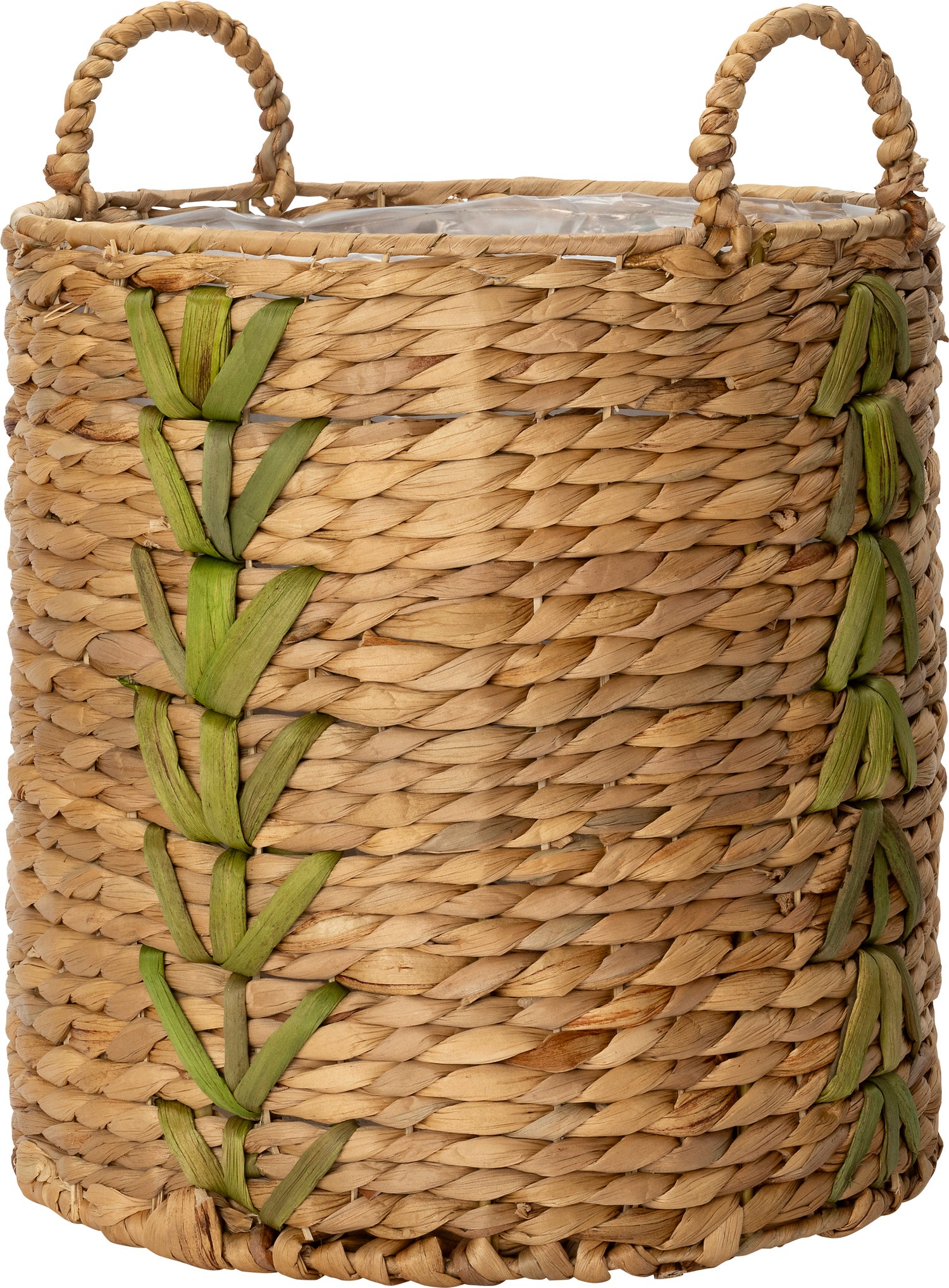Intratuin plantenmand Mako naturel / groen D 30 H 38 cm