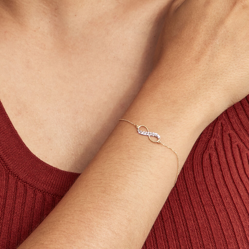 Bracelet Maryeme Infini Diamante Or Jaune
